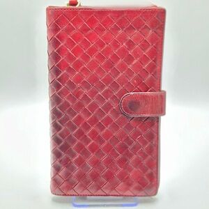 Bottega Veneta Wallet Purse Intrecciato
Red/Burgundy